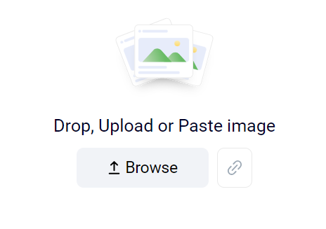 drop paster or upload image